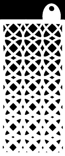 Stencil - Moroccan Circles (6x3 inch)